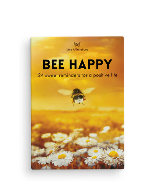Bee Happy affirmation box card set
